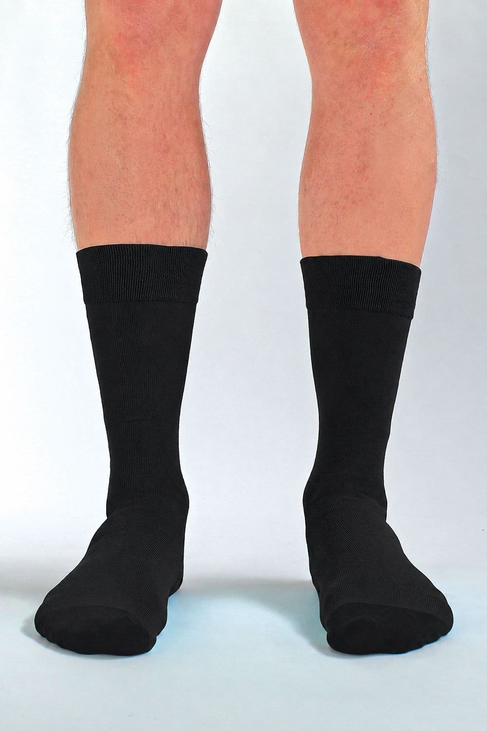 Farah FARAH Men's 3 Pack Bamboo Dress Socks Soft Breathable Socks in Black - 4