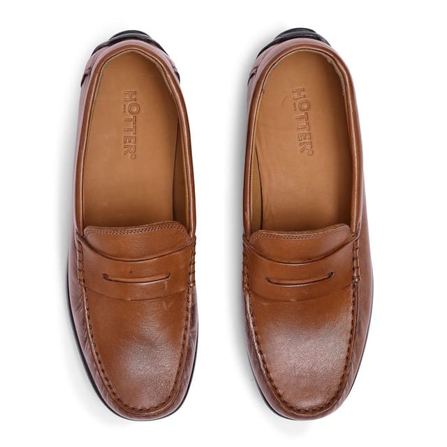 Hotter Hotter Men's 'Ewan' Loafers in Tan - 3