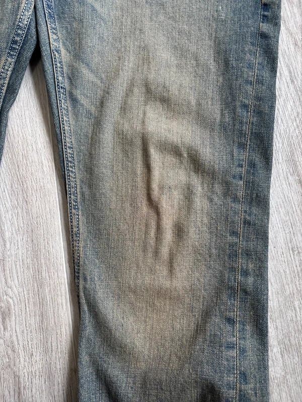 ASOS Design ASOS flare jeans with tint in midwash blue