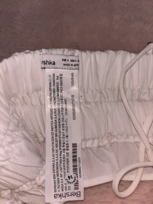 Bershka Bershka crop ruched vest