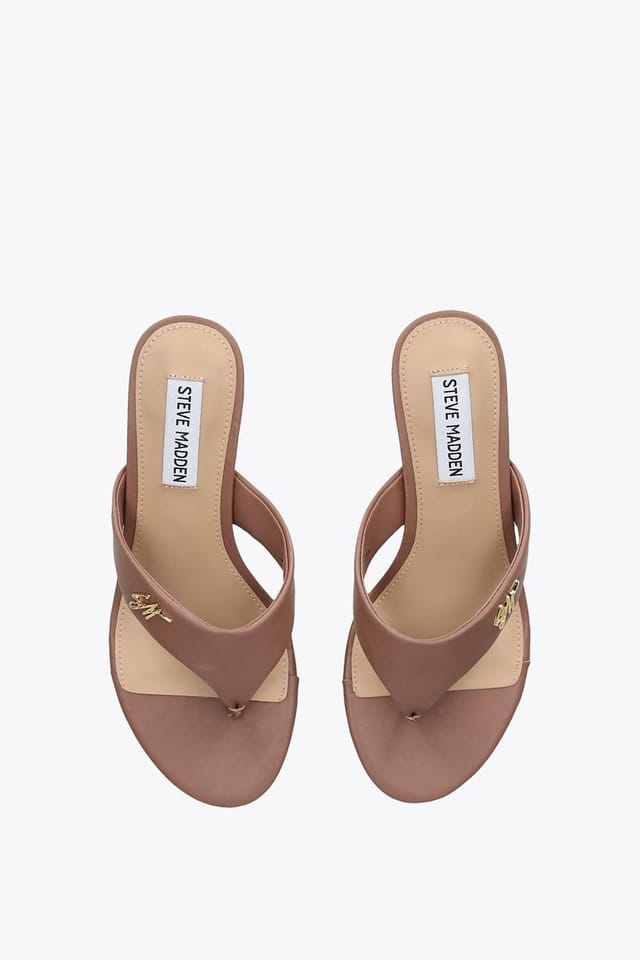 Steve Madden STEVE MADDEN Women's 'Soundview Brown' Leather Sandals in Brown - 2