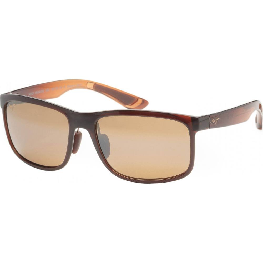 Maui Jim Maui Jim Men's MJ0449S-004 Huelo Square/Rectangle Sunglasses in Brown - 1