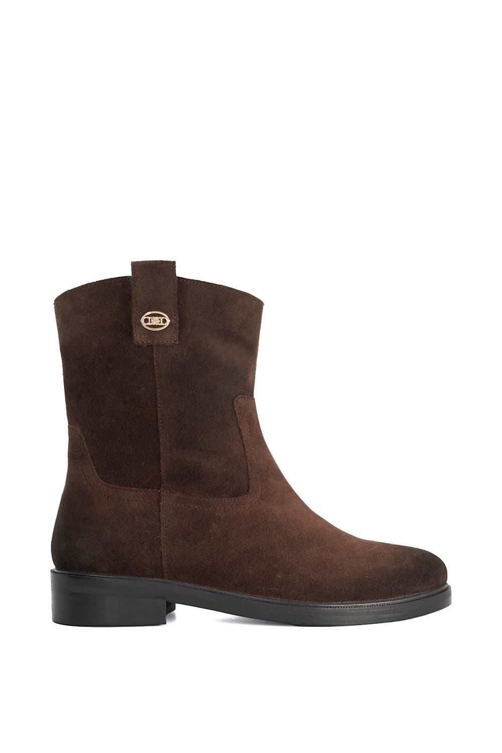 Dune London Dune London Brown Suede Ankle Boots