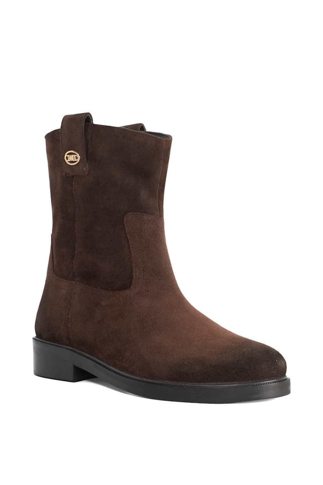 Dune London Dune London Women's 'Pixelate' Suede Ankle Boots in Brown - 2