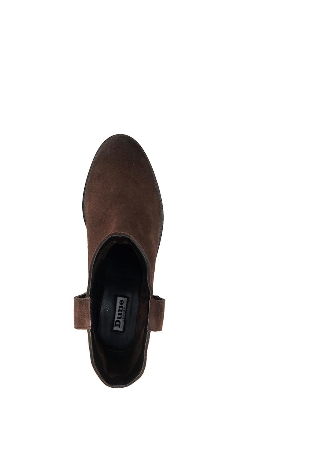 Dune London Dune London Women's 'Pixelate' Suede Ankle Boots in Brown - 4
