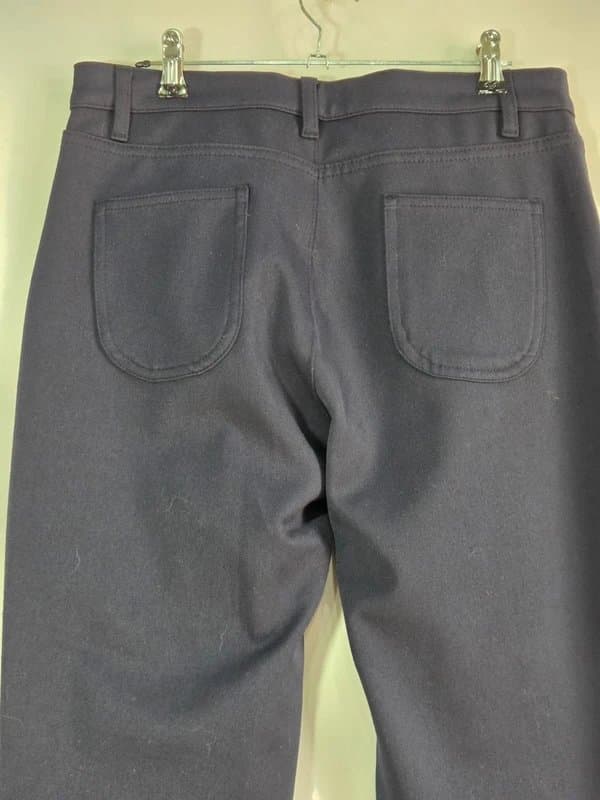 Jaeger Jaeger Vintage Trousers Tailored Stretch Navy Black UK10