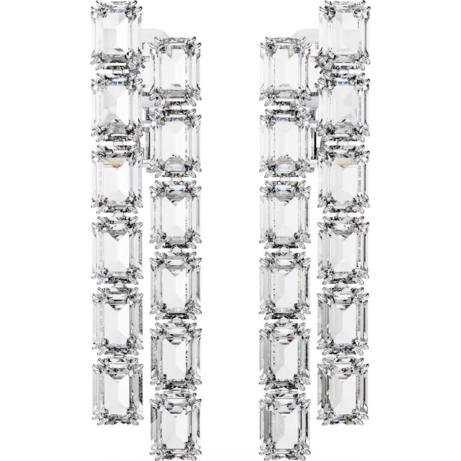 Swarovski Swarovski Silver Crystal Drop Earrings