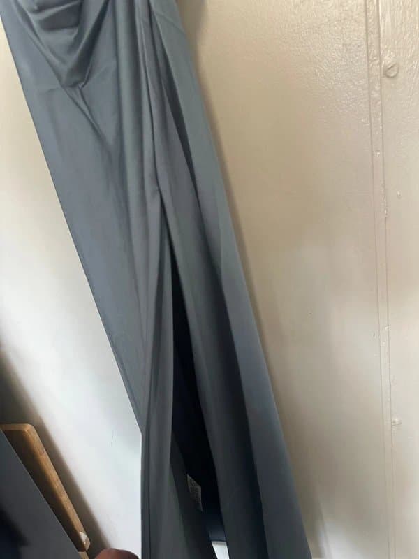 ASOS Asos edition ition Satin Cami Maxi Dress - Dusky Blue - UK 6 - Brand New Sealed open to offers