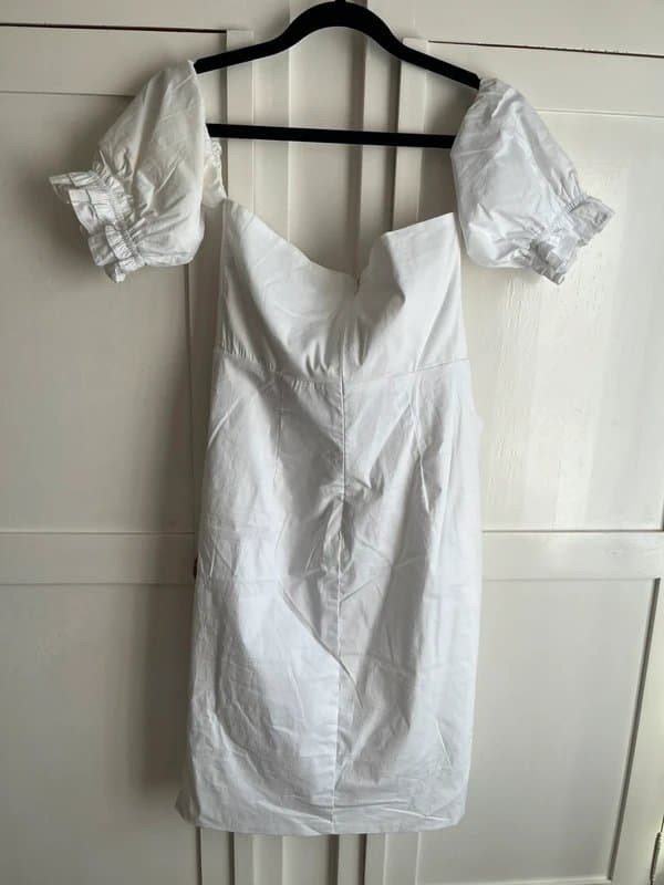Fashion Nova White corset dress
