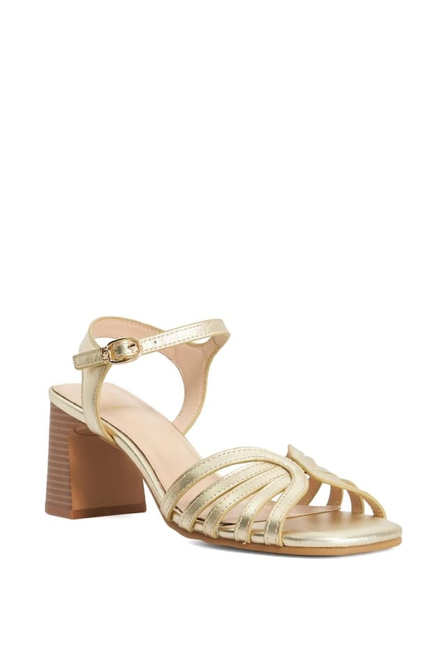 Dune London Dune London Women's 'Jaelle' Leather Sandals in Metallics - 2