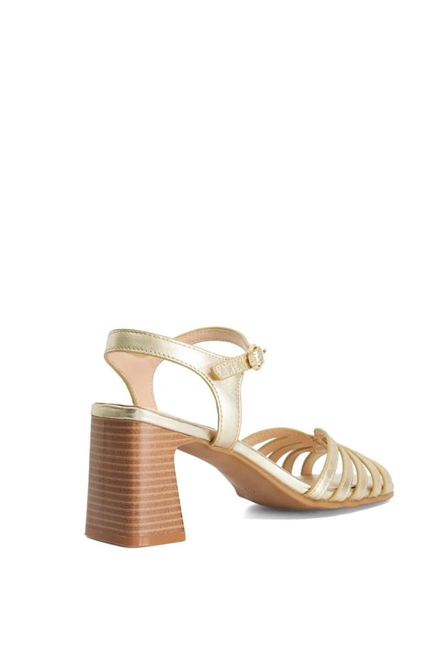 Dune London Dune London Women's 'Jaelle' Leather Sandals in Metallics - 3