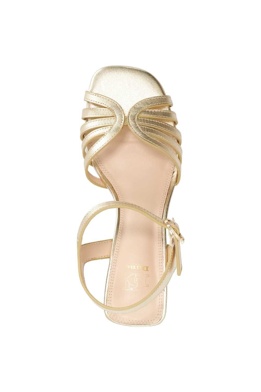 Dune London Dune London Women's 'Jaelle' Leather Sandals in Metallics - 4