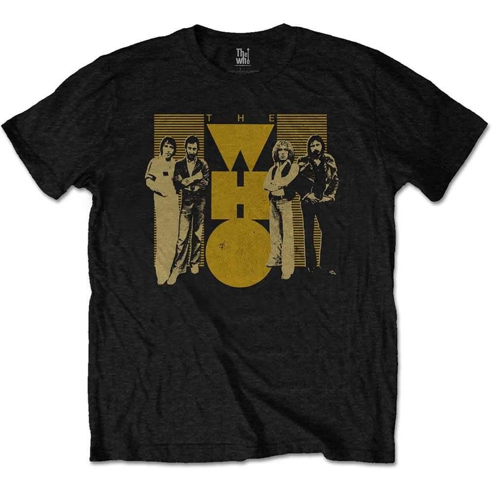 The Who The Who Men's Group Shot Cotton T-Shirt in Black