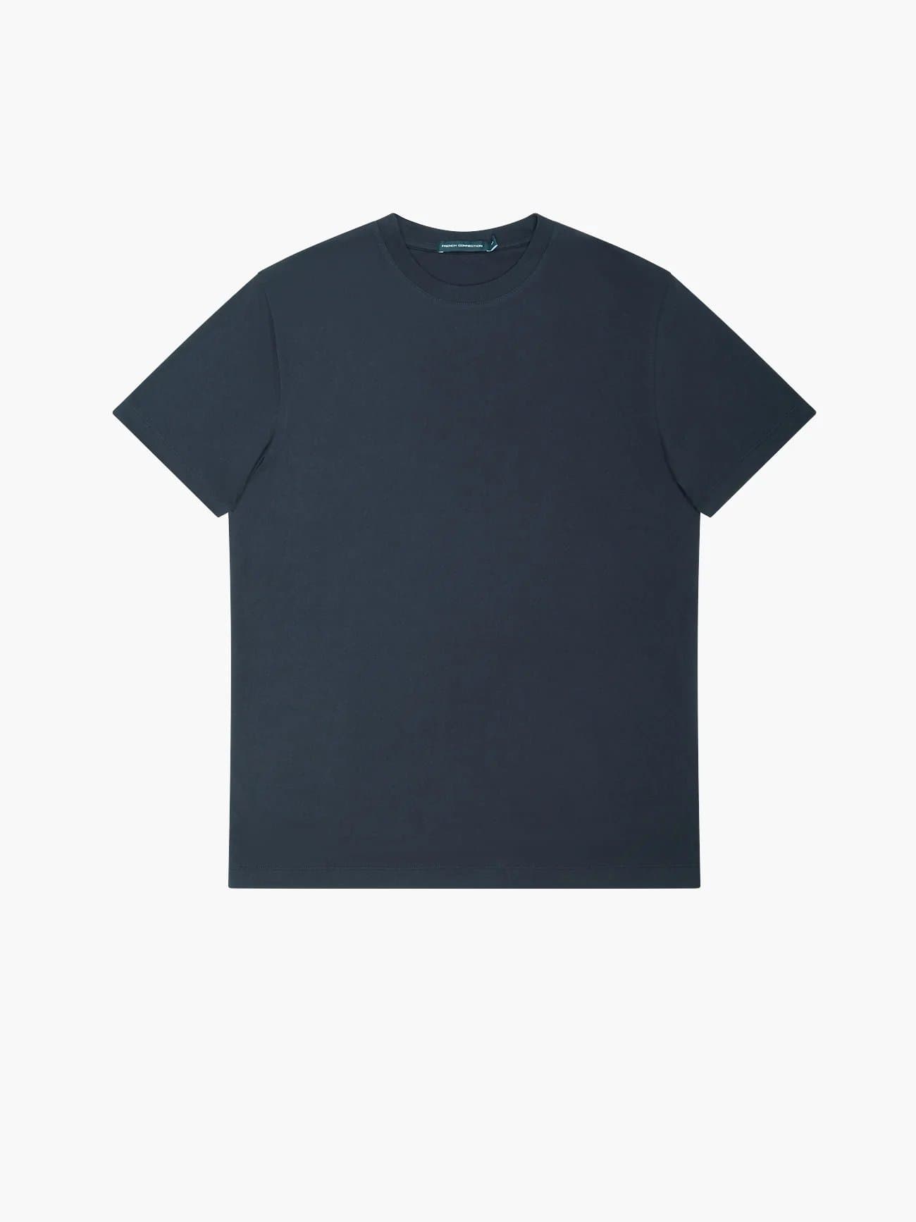 French Connection Organic Cotton Classic T-Shirt - Utility Blue