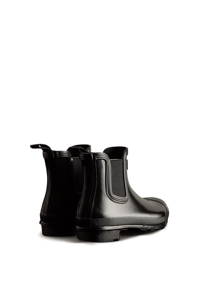Hunter Hunter Women's Womens Original Chelsea Gloss Boot in Black - 2