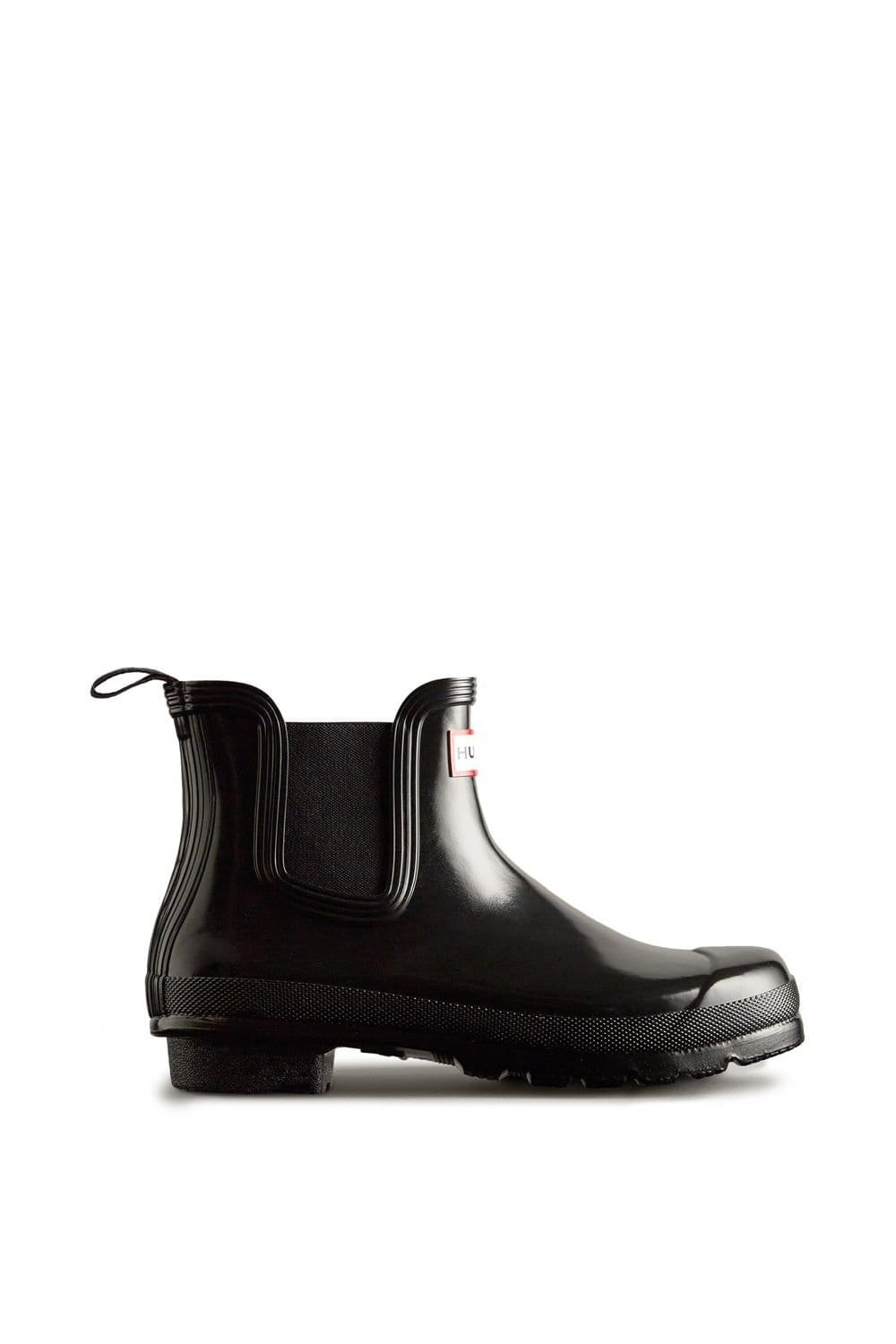 Hunter Hunter Women's Womens Original Chelsea Gloss Boot in Black - 4