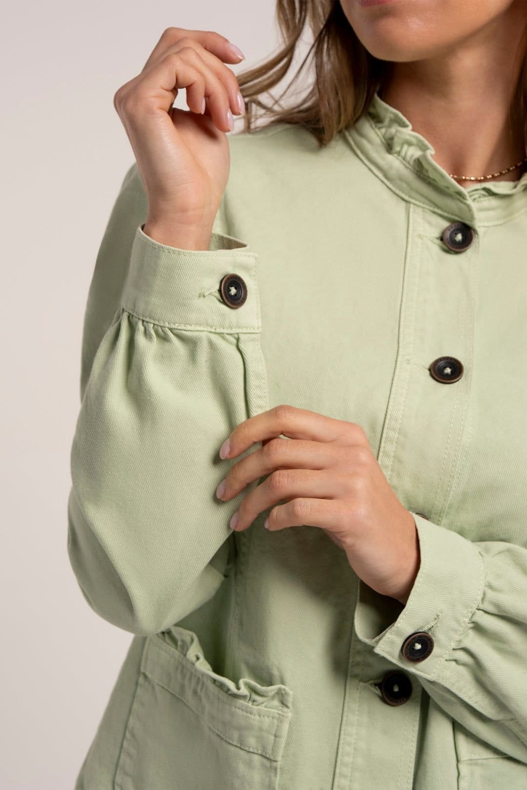Brakeburn Brakeburn Women's AMALIA JACKET in Green - 4