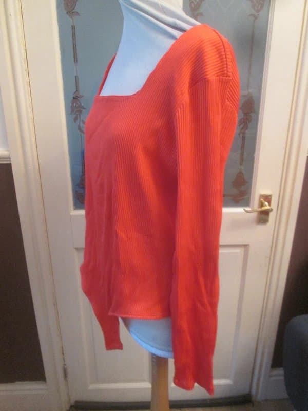 Next Next size 20 red long sleeve stretch bodysuit top Brand new with tags