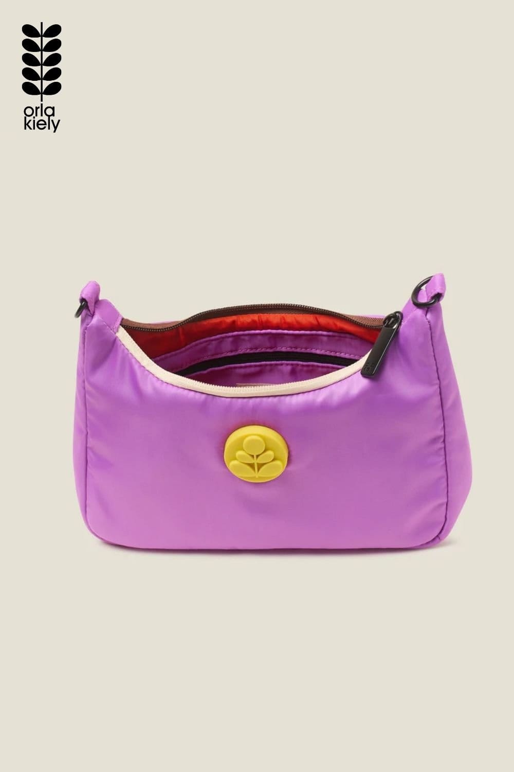 Orla Kiely Orla Kiely Women's Venn Mini Shoulder Bag - Colourblock Lilac in Purple - 4