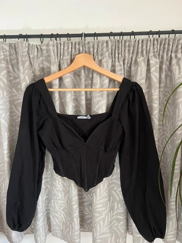 ASOS Design ASOS design long sleeve corset top