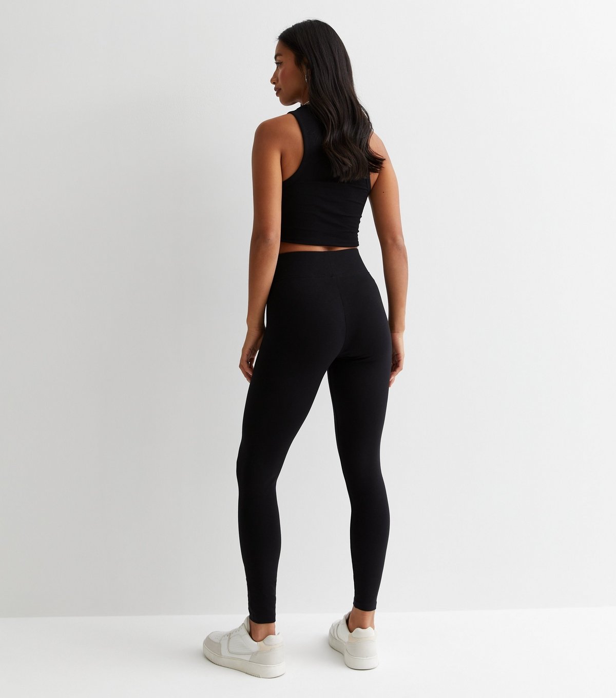 New Look Women's Petite Black High Waist Leggings New Look - 4