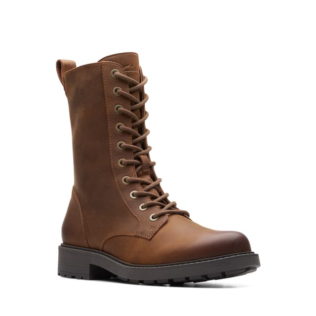 Clarks Clarks Women's Orinoco 2 Style Brown Snuff Ankle Boots - 2