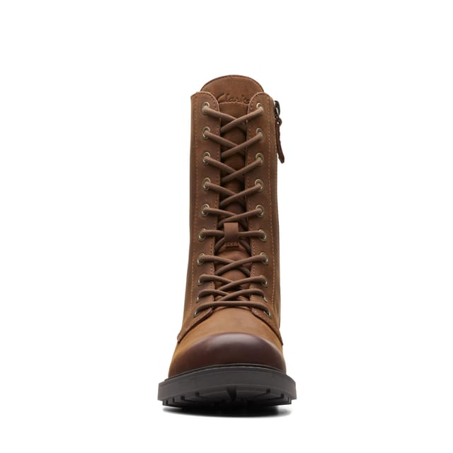 Clarks Clarks Women's Orinoco 2 Style Brown Snuff Ankle Boots - 3