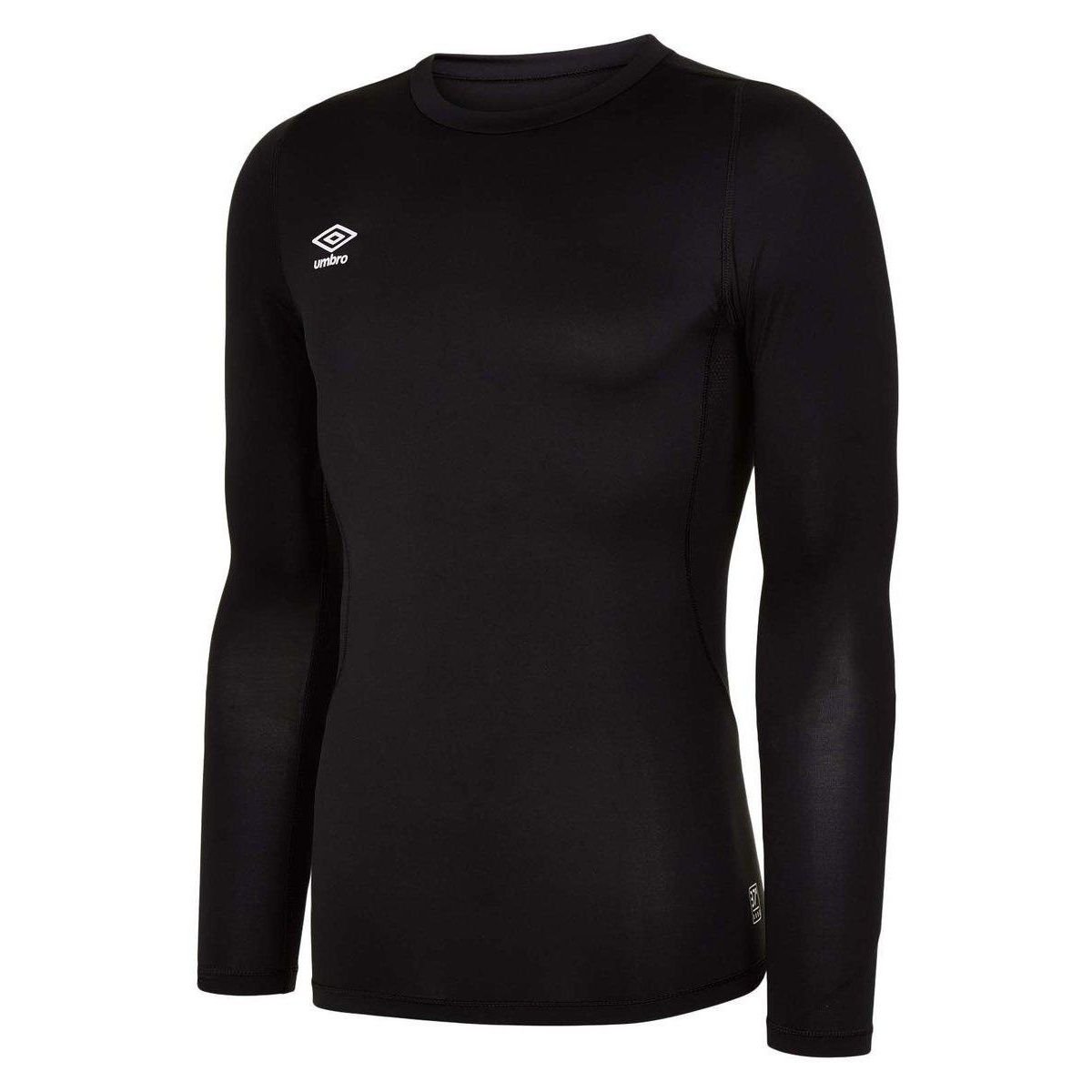 Umbro Umbro Men's Core Crew Neck Long-Sleeved Base Layer Top in Black - 1