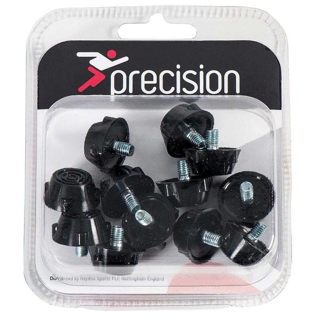 Precision Precision Men's Ultra Flat Rubber Football Studs (Pack Of 12) in Black - 1