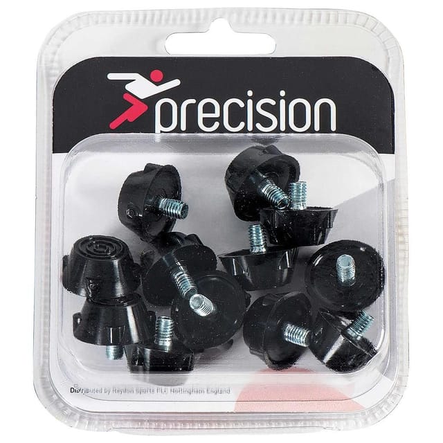Precision Precision Men's Ultra Flat Rubber Football Studs (Pack Of 12) in Black - 2
