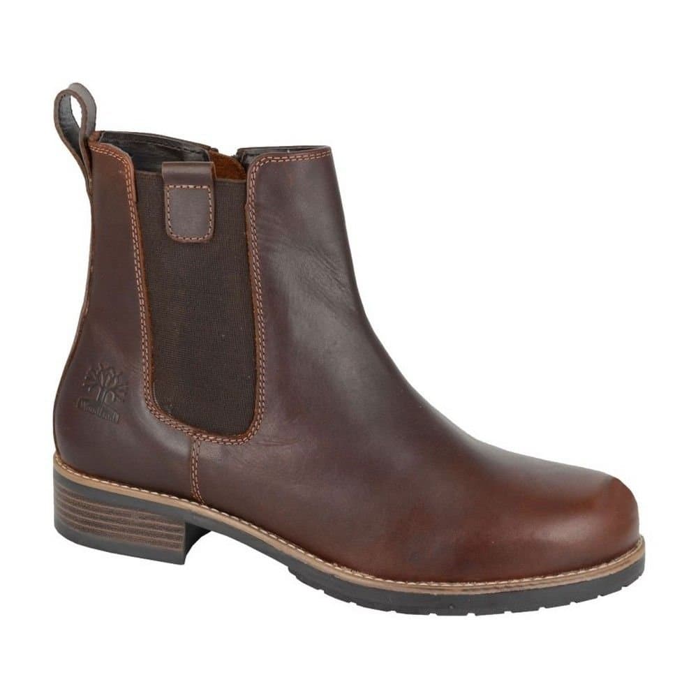 Woodland Woodland Women's Leather Chelsea Boots in Brown