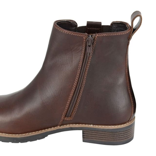 Woodland Woodland Women's Leather Chelsea Boots in Brown - 3
