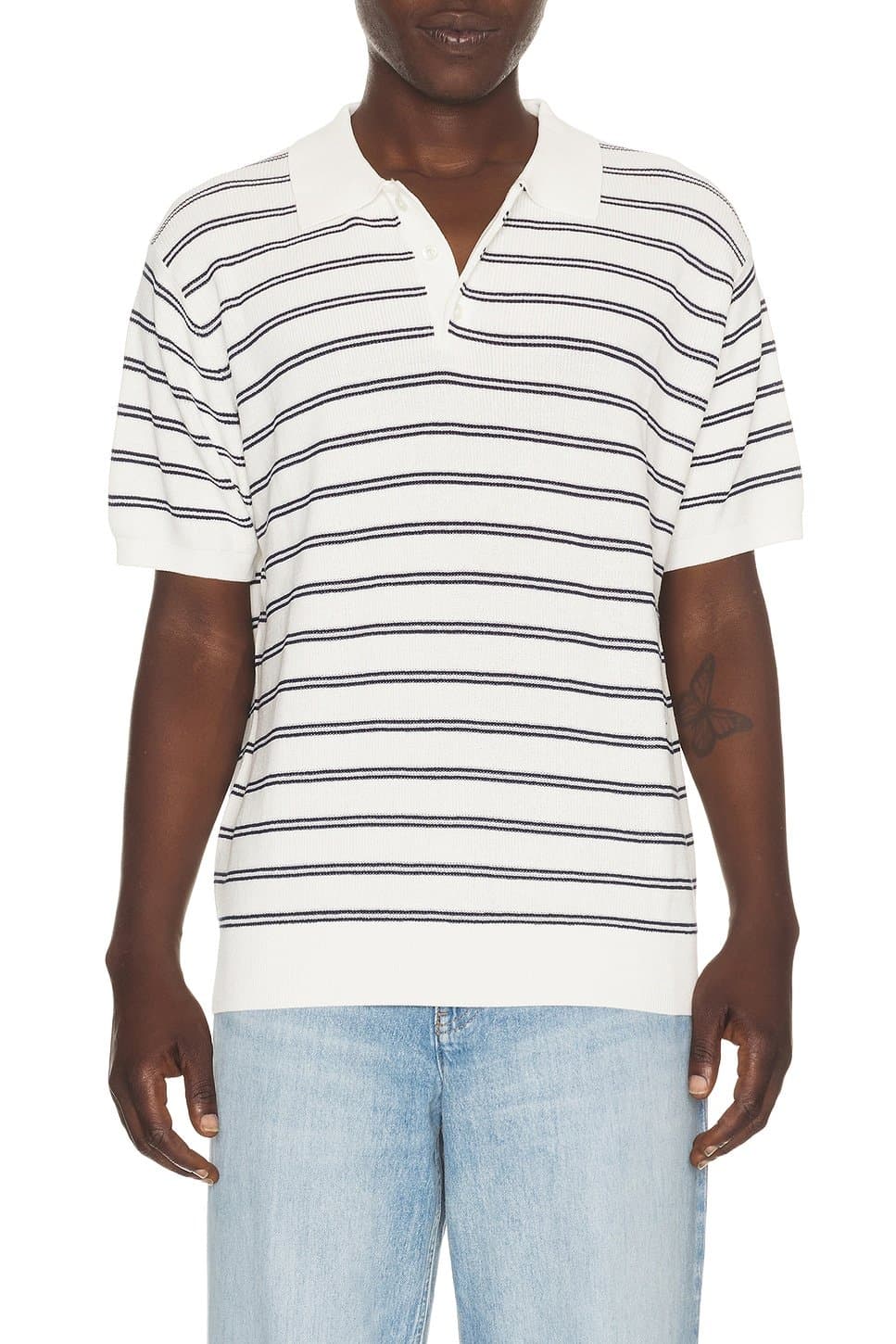 revolve Striped Polo