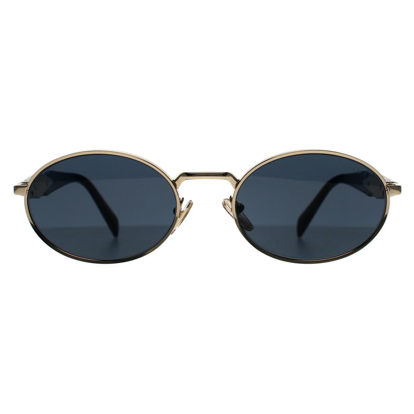 Prada Prada Women's Oval Pale Gold Dark Grey PR65ZS
