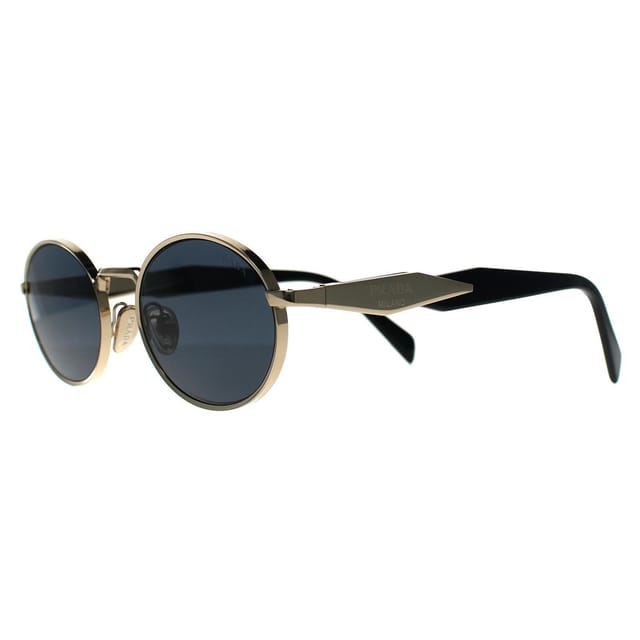 Prada Prada Women's Oval Pale Gold Dark Grey PR65ZS - 2