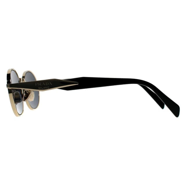 Prada Prada Women's Oval Pale Gold Dark Grey PR65ZS - 3