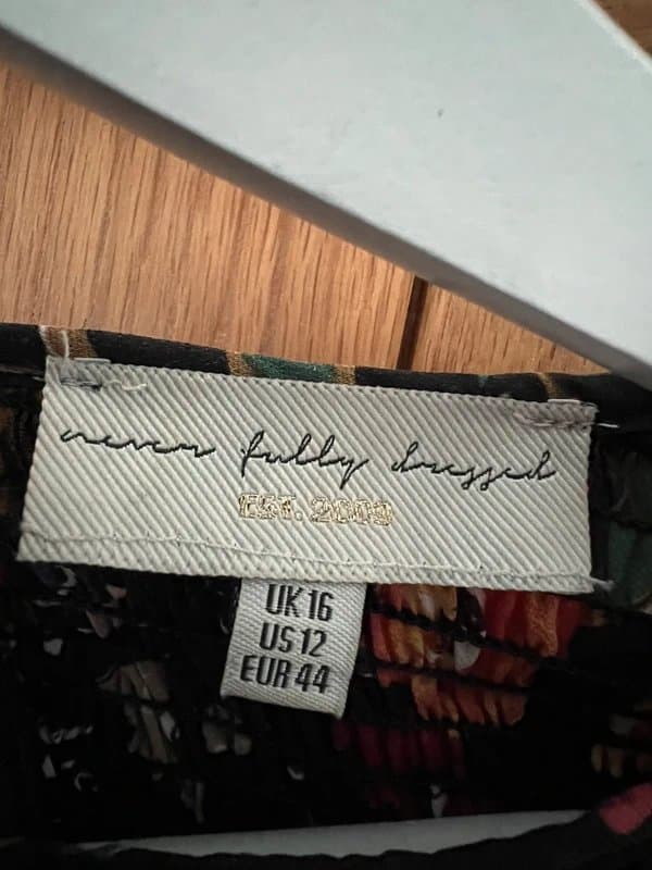 Never Fully Dressed Shirred chiffon floral midi dress