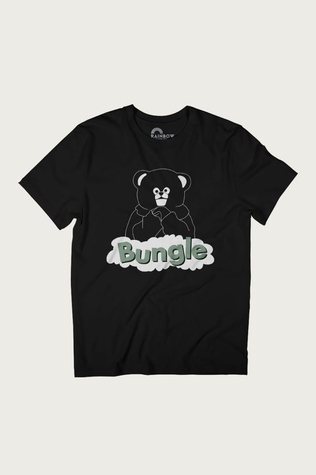 Rainbow Rainbow Men's 1972 Bungle The Bear T-Shirt in Black - 2