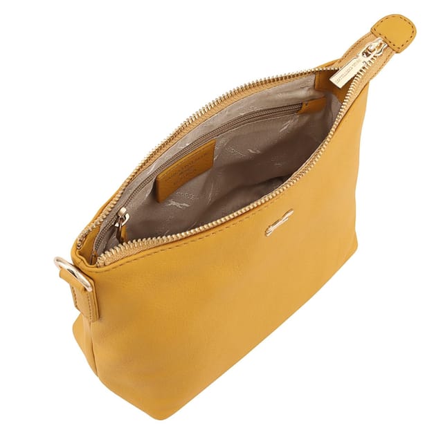Paul Costelloe Paul Costelloe Women's Mestolo Leather Day Bag in Gold - 2