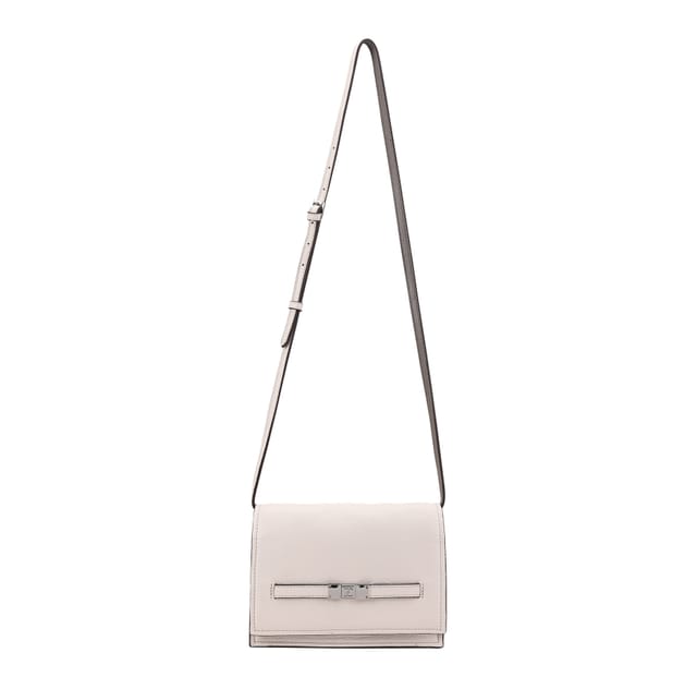 Paul Costelloe Paul Costelloe Women's Tosca Leather Clutch in Beige - 2