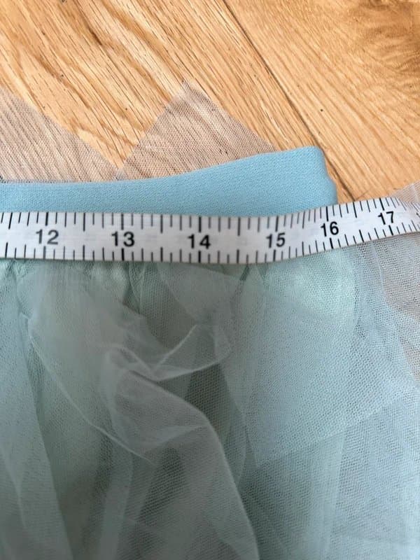 Tulle Stunning sage tulle net mesh chiffon ruffle festival skirt 16-18 uk