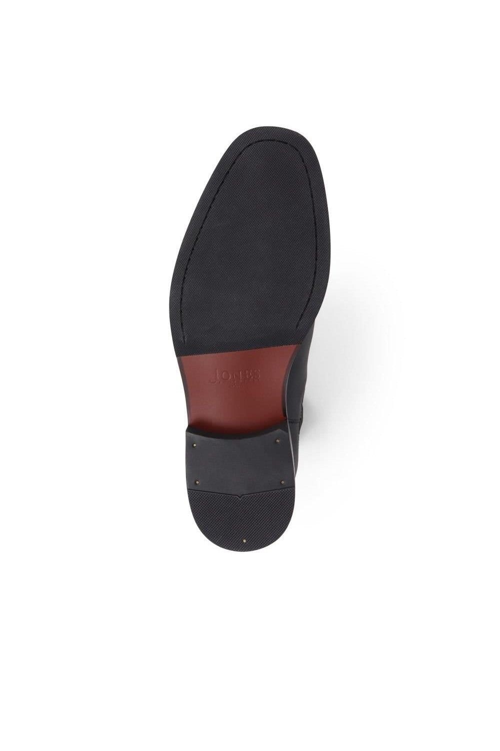 Jones Bootmaker Jones Bootmaker Men's Debden Oiled Nubuck Leather Chelsea Boots in Black - 4