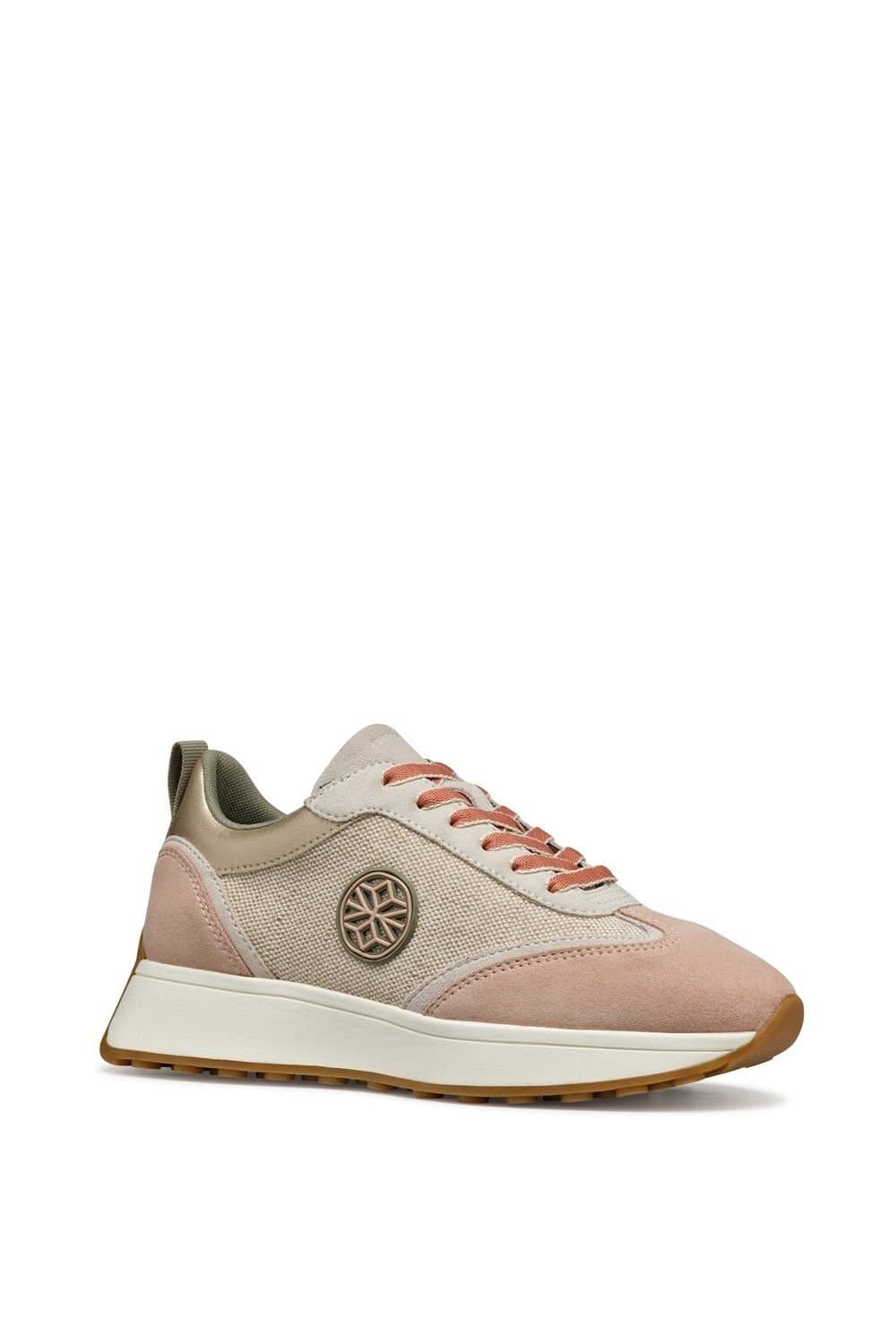 Geox Geox Women's D AMABEL SNEAKERS in Light Sand