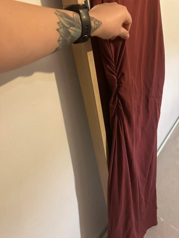 ASOS Red maxi body con size 20