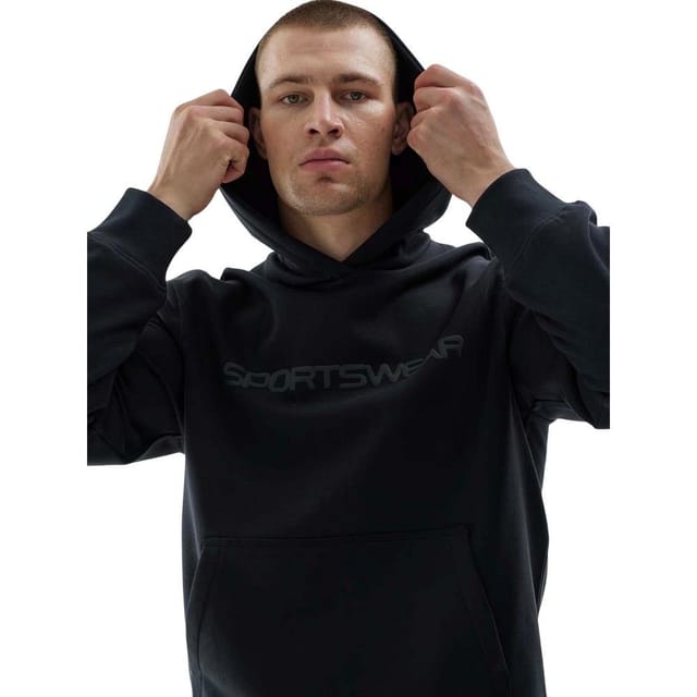 4F 4F Men's M1259 Hoodie in Black - 2