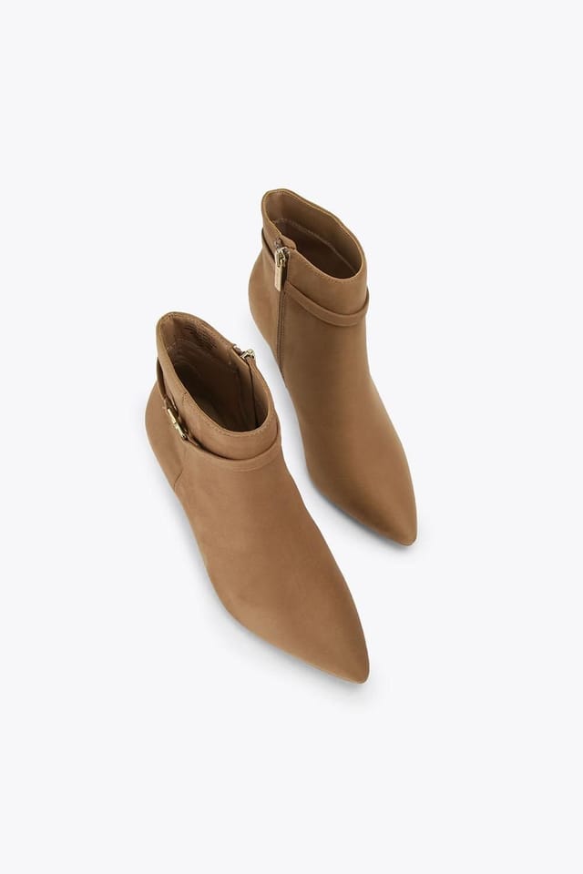 Carvela Carvela Women's 'Flute Coin' Fabric Boots in Taupe - 2