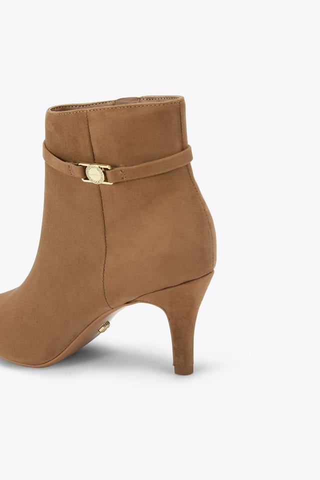Carvela Carvela Women's 'Flute Coin' Fabric Boots in Taupe - 3