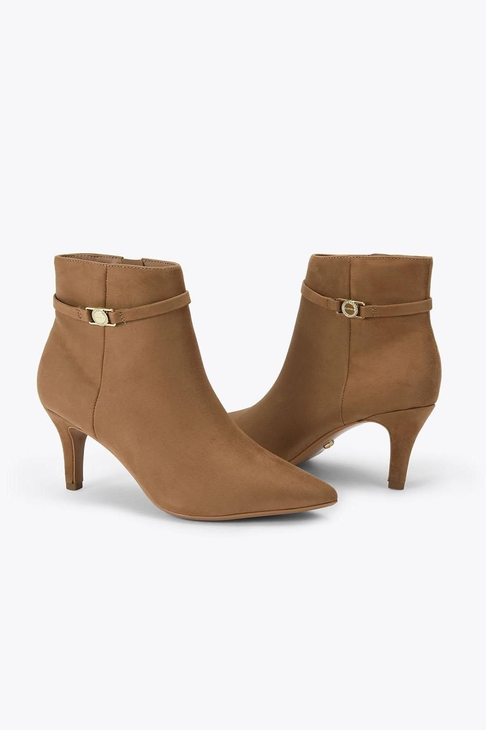 Carvela Carvela Women's 'Flute Coin' Fabric Boots in Taupe - 4