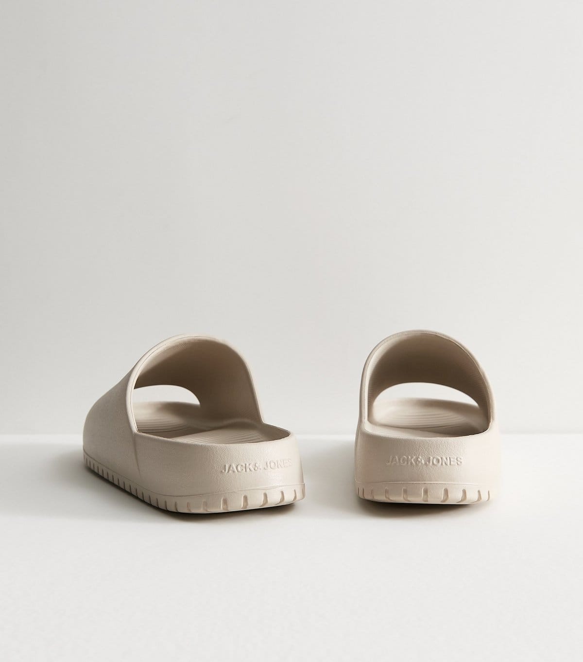 jack & jones Men's Stone Ripple Mould Sliders Jack & Jones New Look - 4