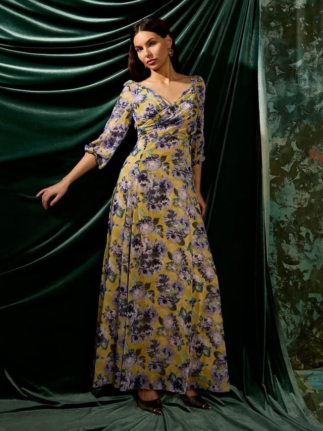 GWD by GEORGE W. DAVIES GWD by GEORGE W. DAVIES Women's GWD Neave Floral Printed Maxi Dress - 2